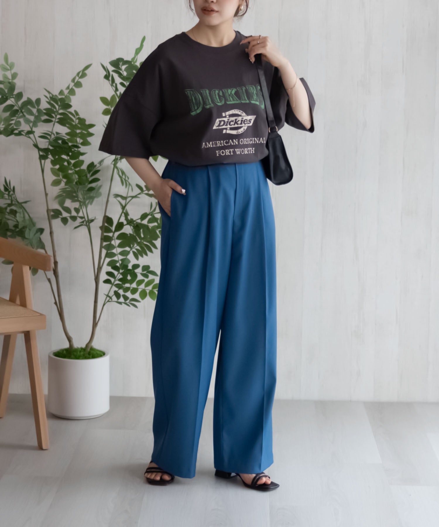ディッキーズ Dickies バイオ加工カレッジTシャツ （レッド） レッド