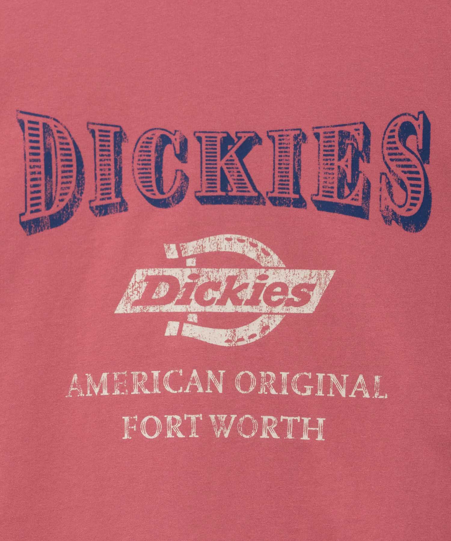 ディッキーズ Dickies バイオ加工カレッジTシャツ （レッド） レッド