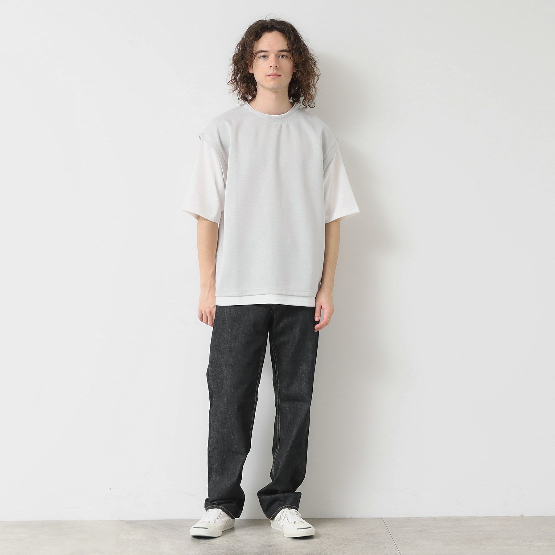 デッサン Dessin レイヤードライクTシャツ （ライトグレー(011)） ライトグレー(011)
