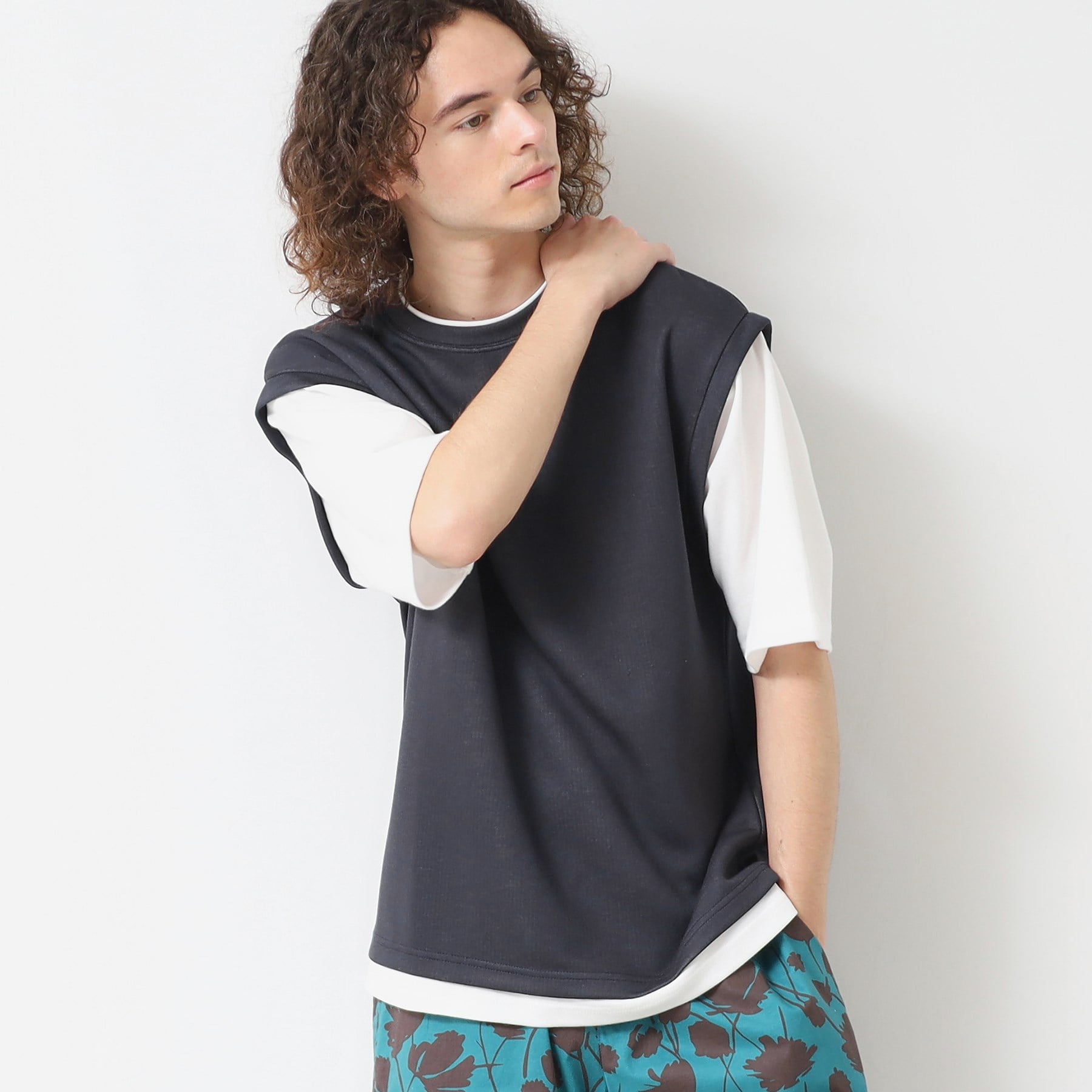 デッサン Dessin レイヤードライクTシャツ （ライトグレー(011)） ライトグレー(011)