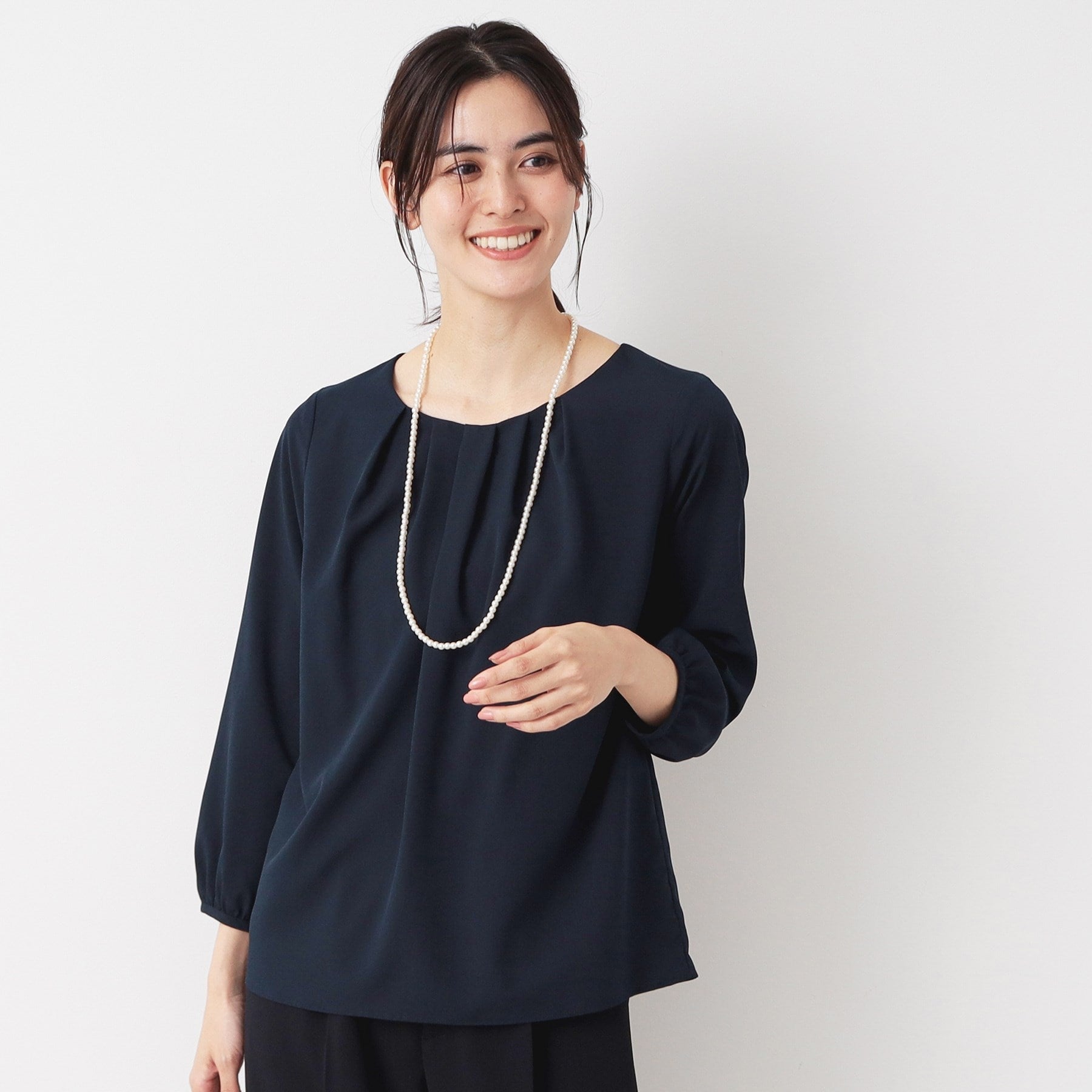 Dessin Dessin 【Entrance/Graduation Ceremony】 Georgette Blouse