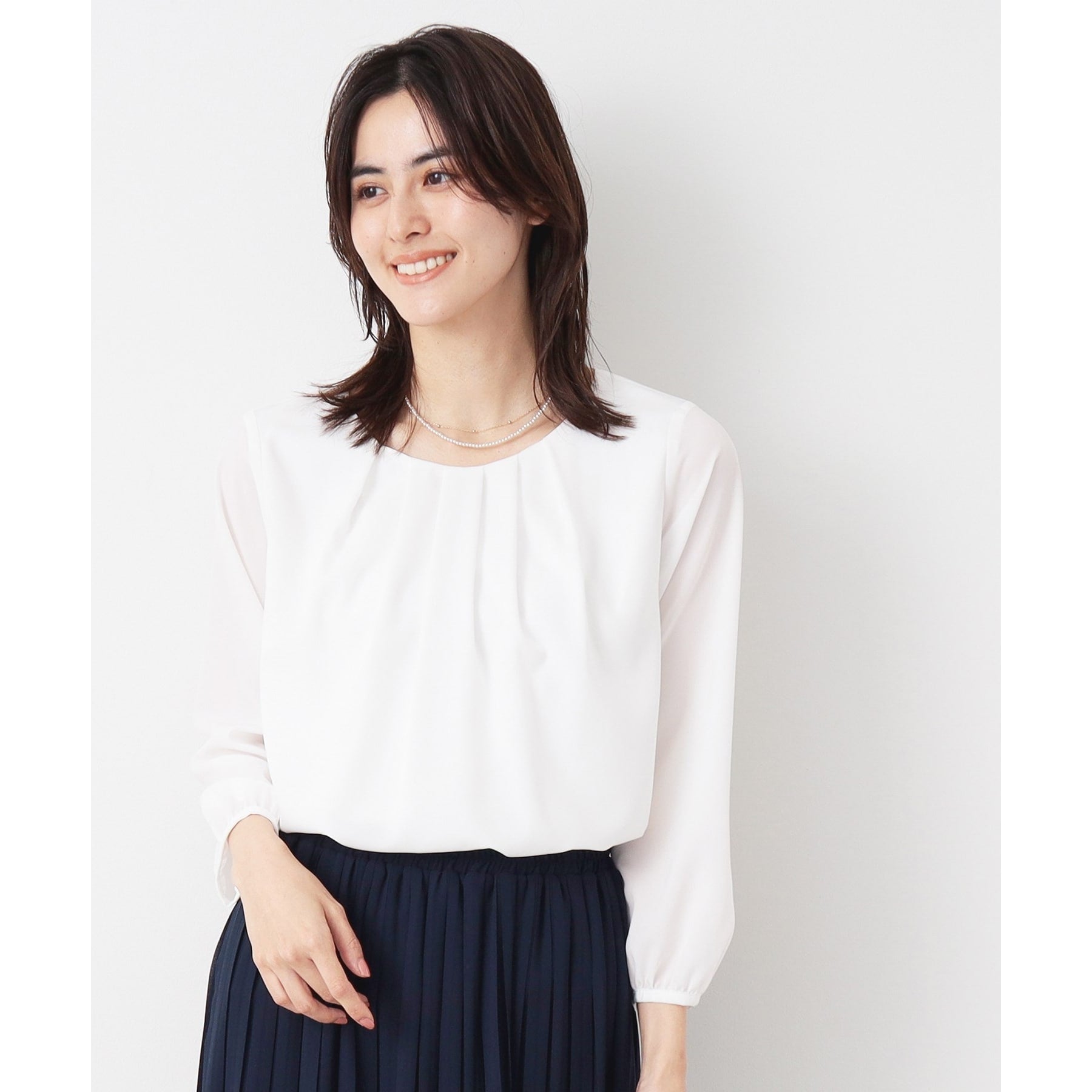Dessin Dessin 【Entrance/Graduation Ceremony】 Georgette Blouse