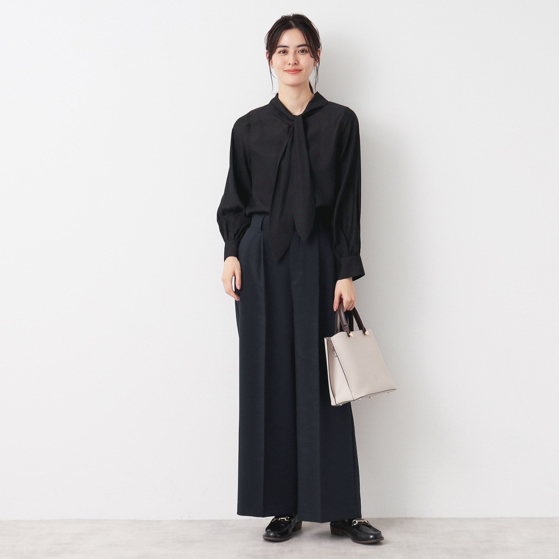 Dessin Bow Tie Blouse 【Entrance/Graduation Ceremony】