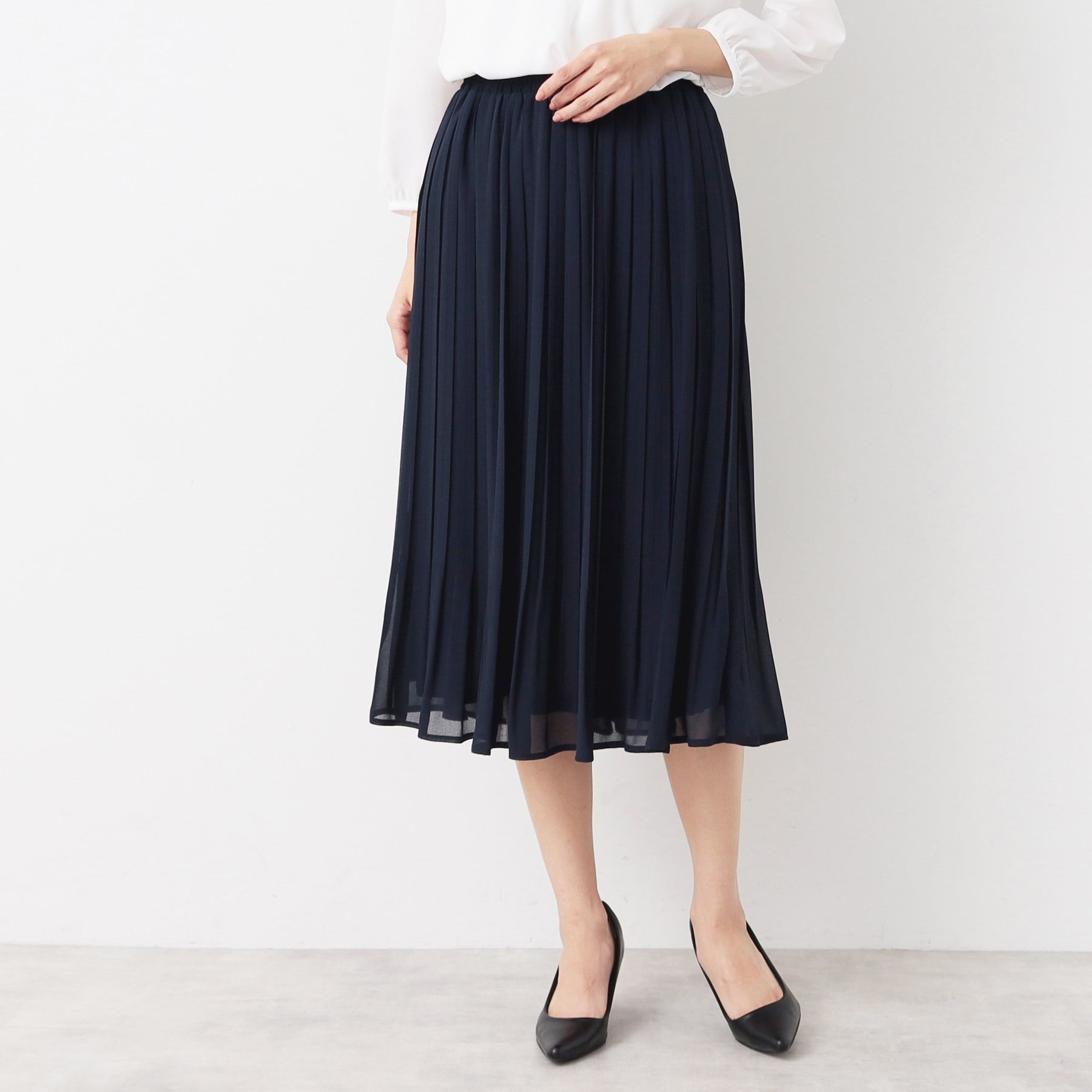 デッサン Dessin 【入卒／セレモニー】シフォンプリーツスカート