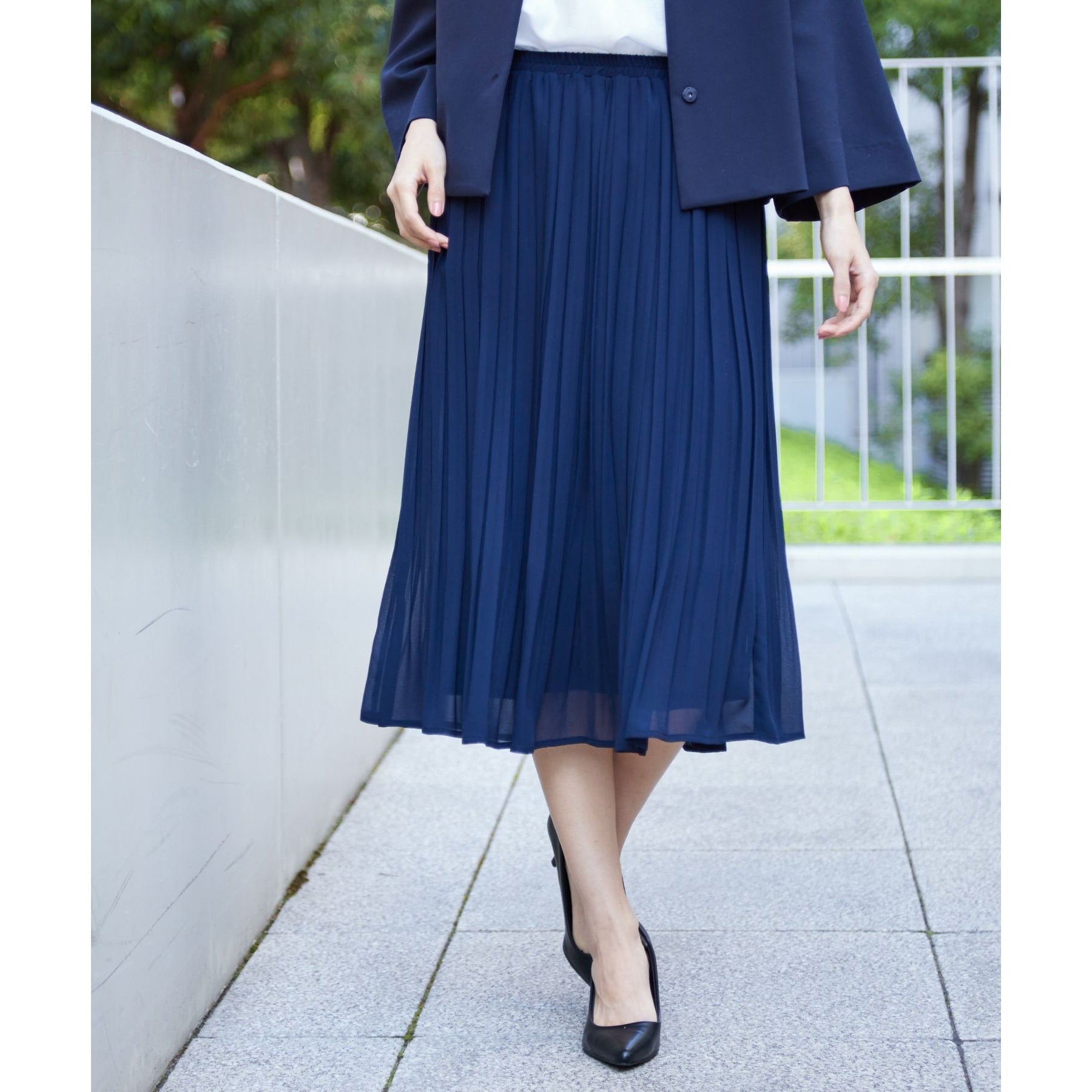 デッサン Dessin 【入卒／セレモニー】シフォンプリーツスカート
