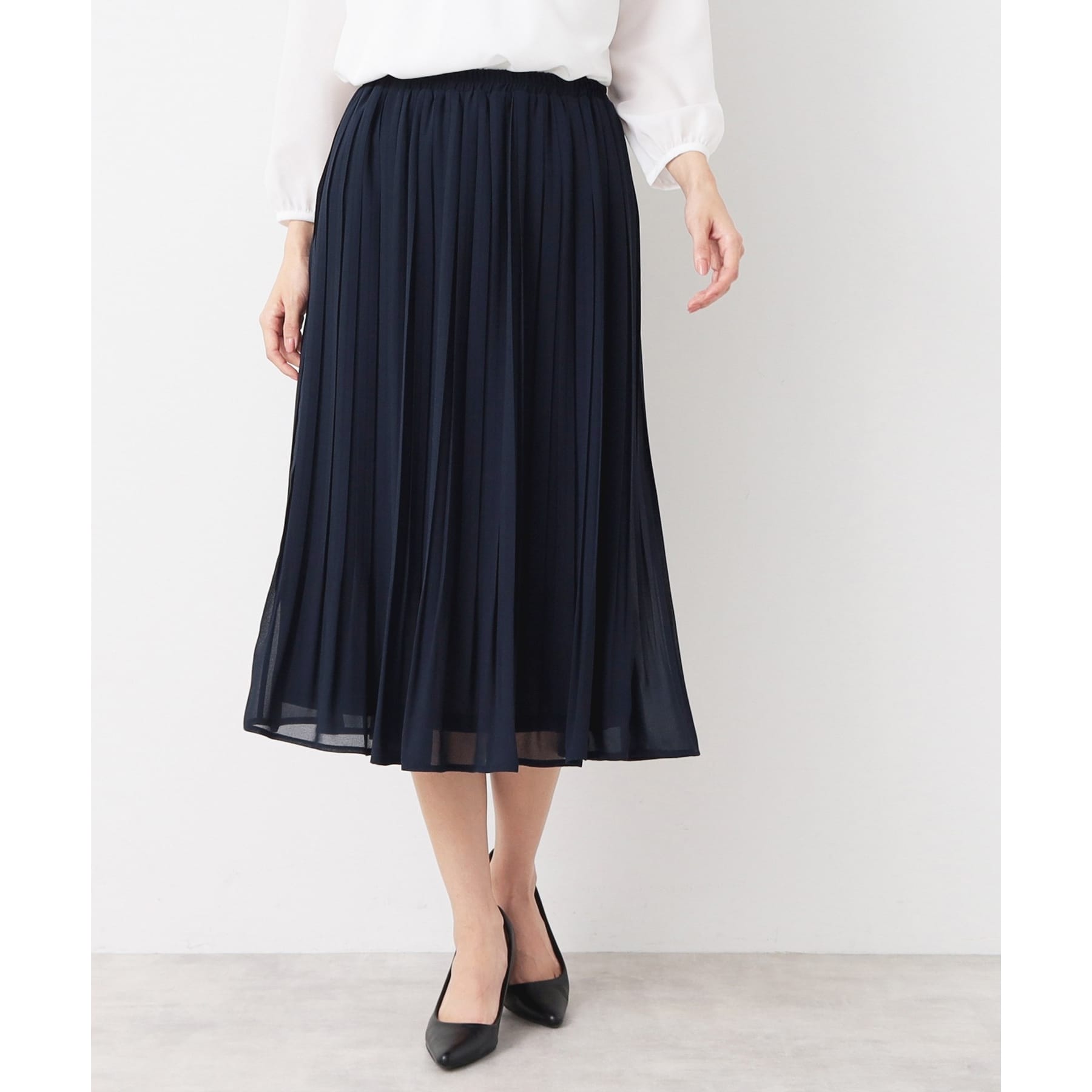 デッサン Dessin 【入卒／セレモニー】シフォンプリーツスカート