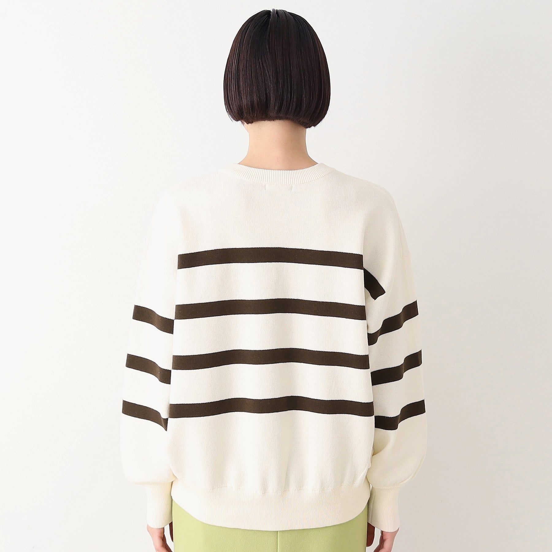 デッサン Dessin 【洗える】クルーネックボーダープルオーバー（XS～L） （ネイビー(394)） ネイビー(394)