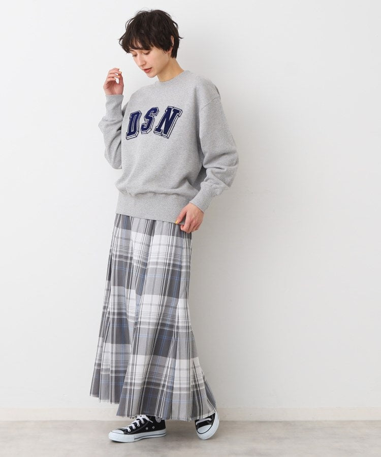 デッサン Dessin チェック柄マーメイドスカート（XS～L） （サックスブルー(290)） サックスブルー(290)