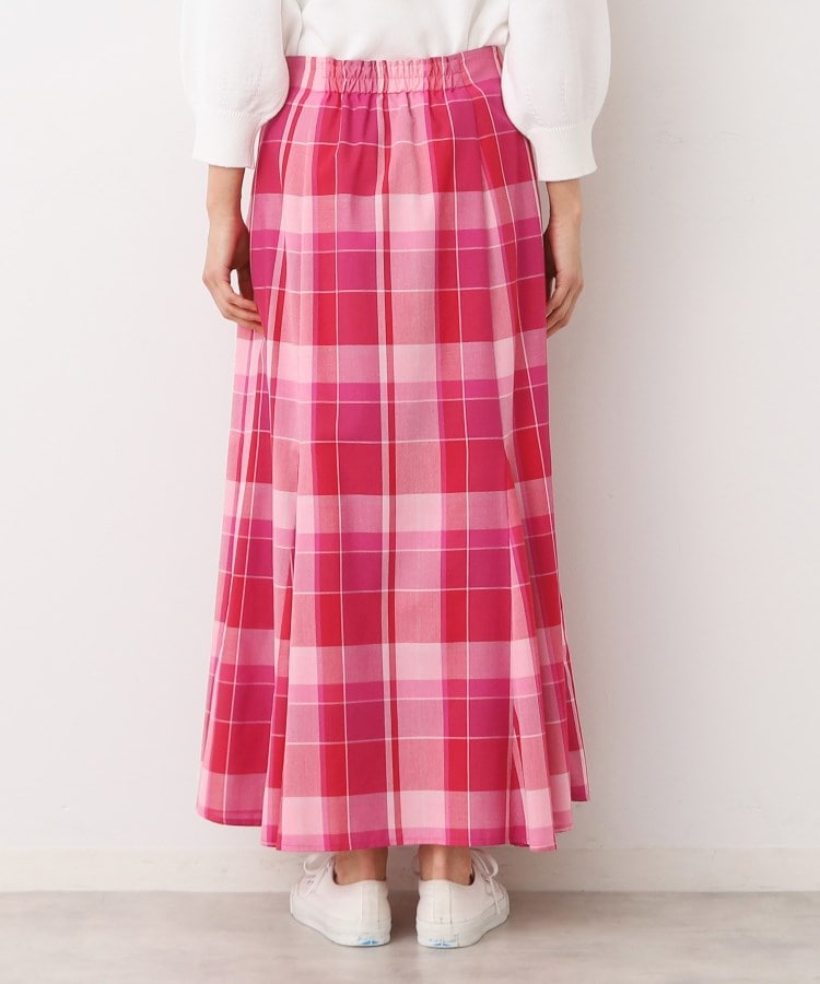 デッサン Dessin チェック柄マーメイドスカート（XS～L） （サックスブルー(290)） サックスブルー(290)