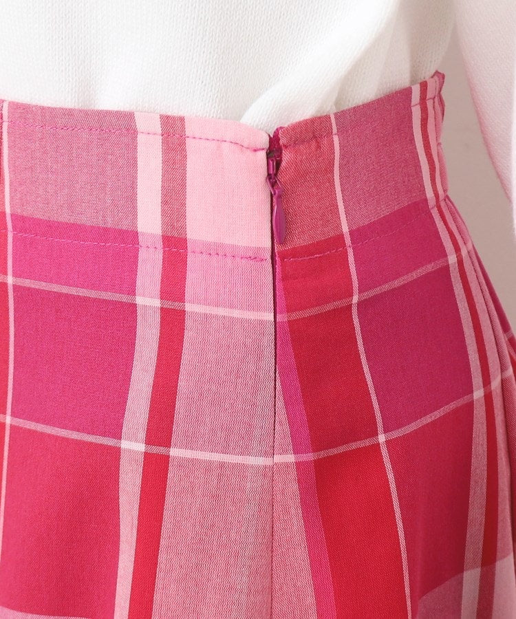 デッサン Dessin チェック柄マーメイドスカート（XS～L） （サックスブルー(290)） サックスブルー(290)