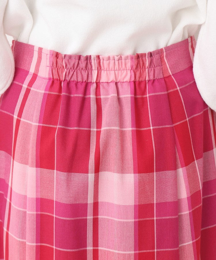 デッサン Dessin チェック柄マーメイドスカート（XS～L） （サックスブルー(290)） サックスブルー(290)