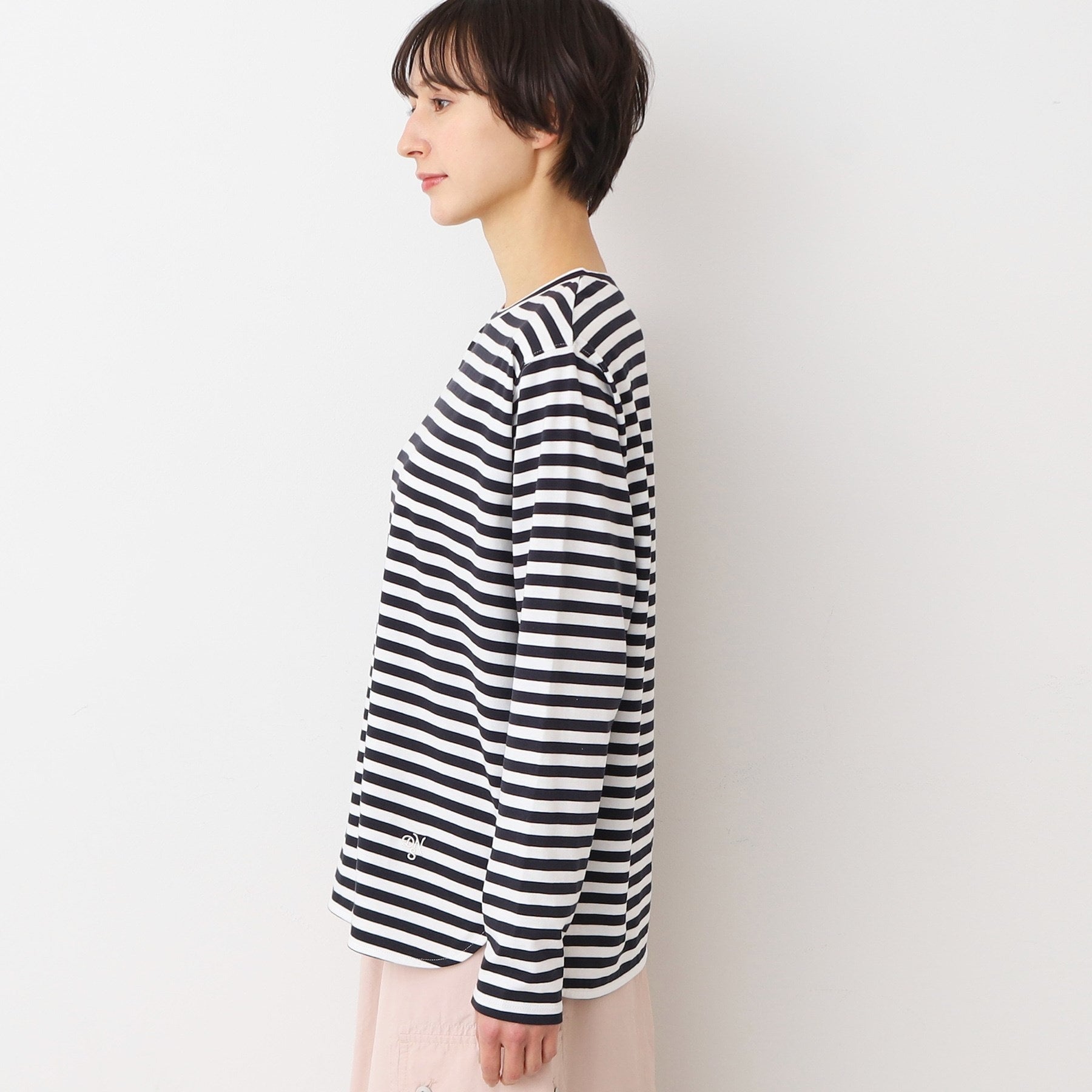 デッサン Dessin ロングスリーブTシャツ（XS～L） （ホワイト(002)） ホワイト(002)
