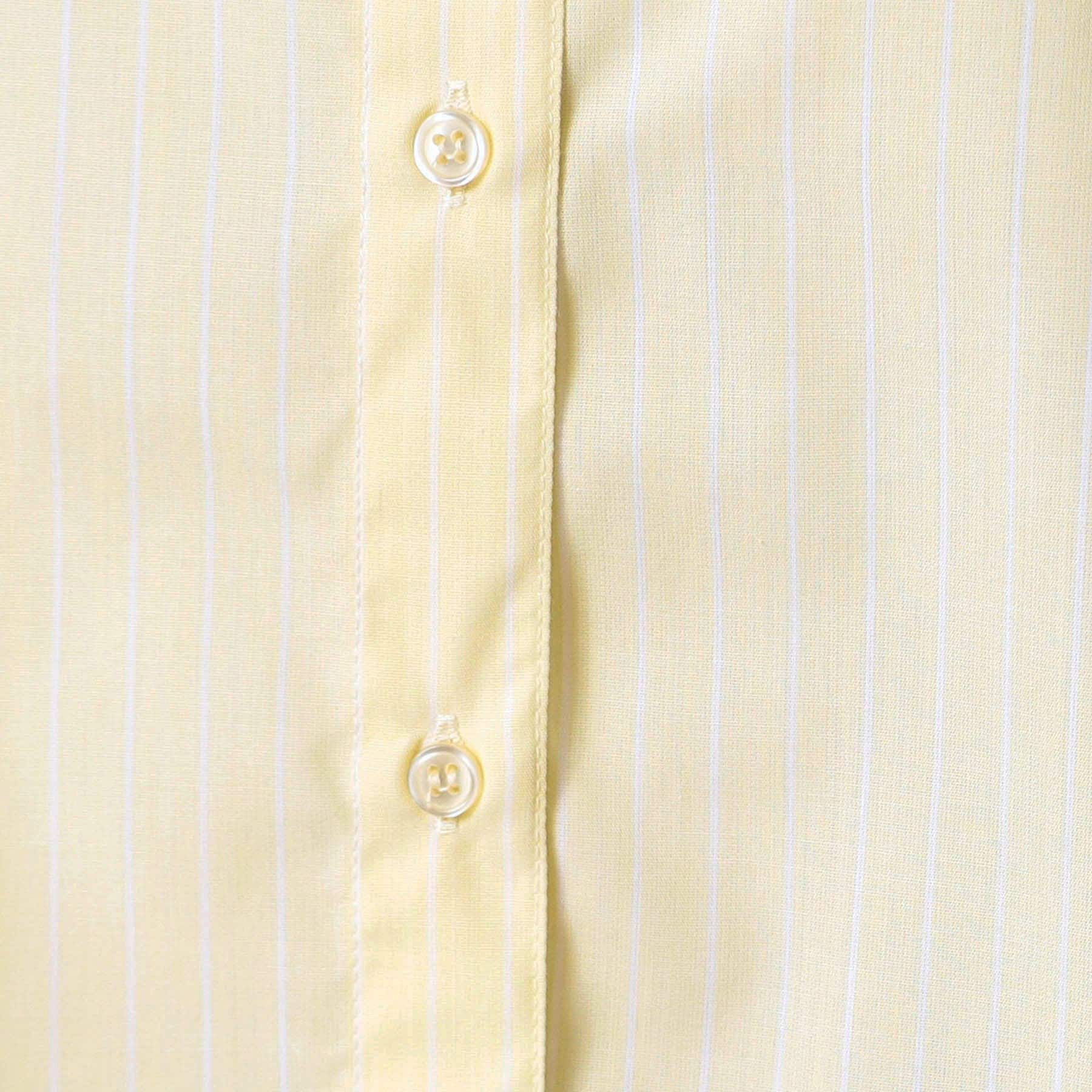 デッサン Dessin 【洗える】バンドカラーシャツ（XS～L） （イエロー(331)） イエロー(331)