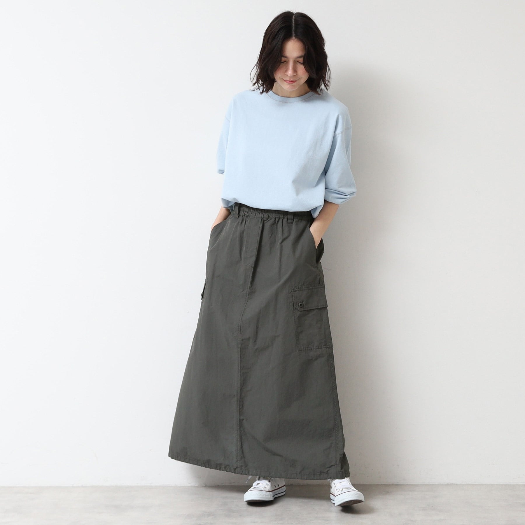 デッサン Dessin スピンドル付ワークスカート