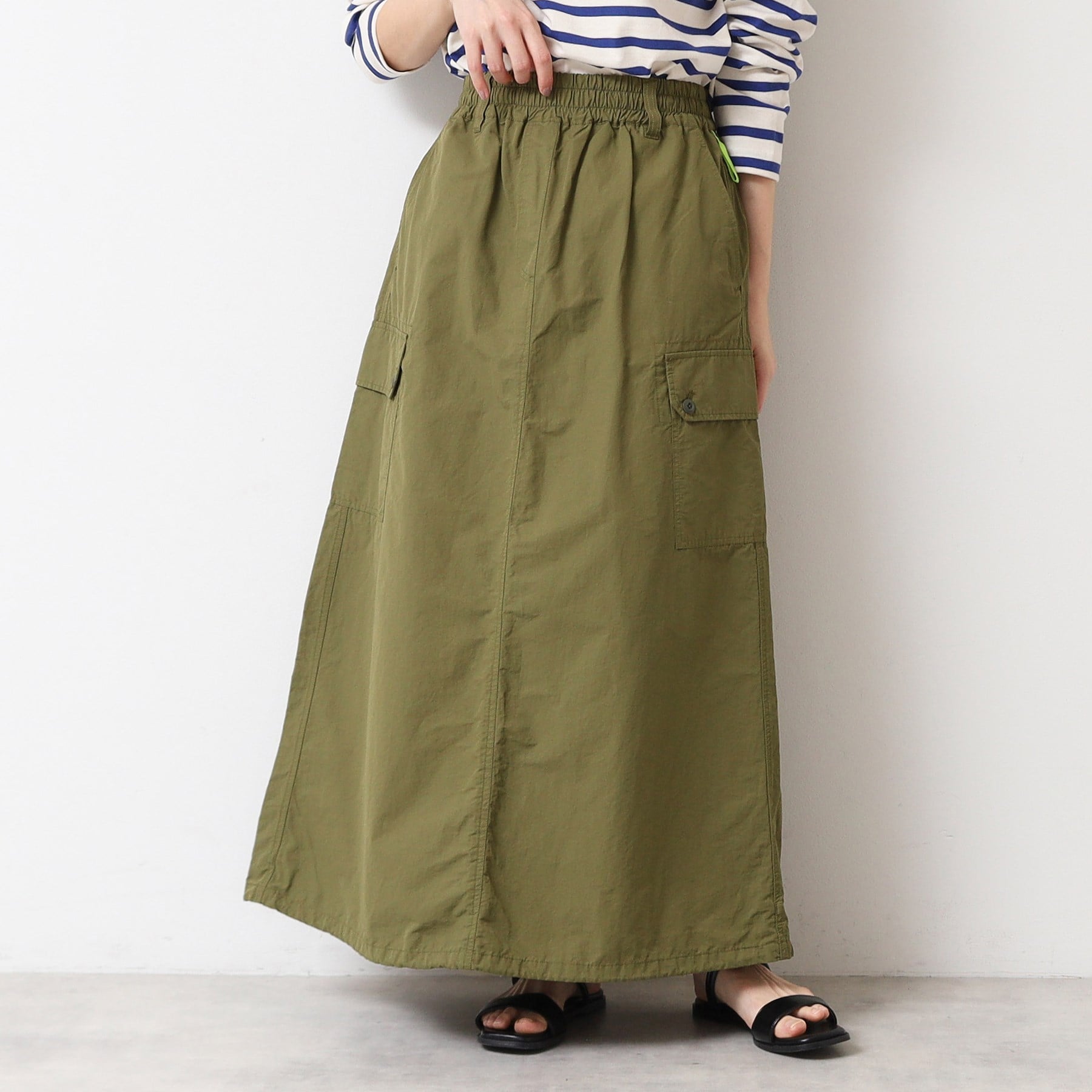 デッサン Dessin スピンドル付ワークスカート