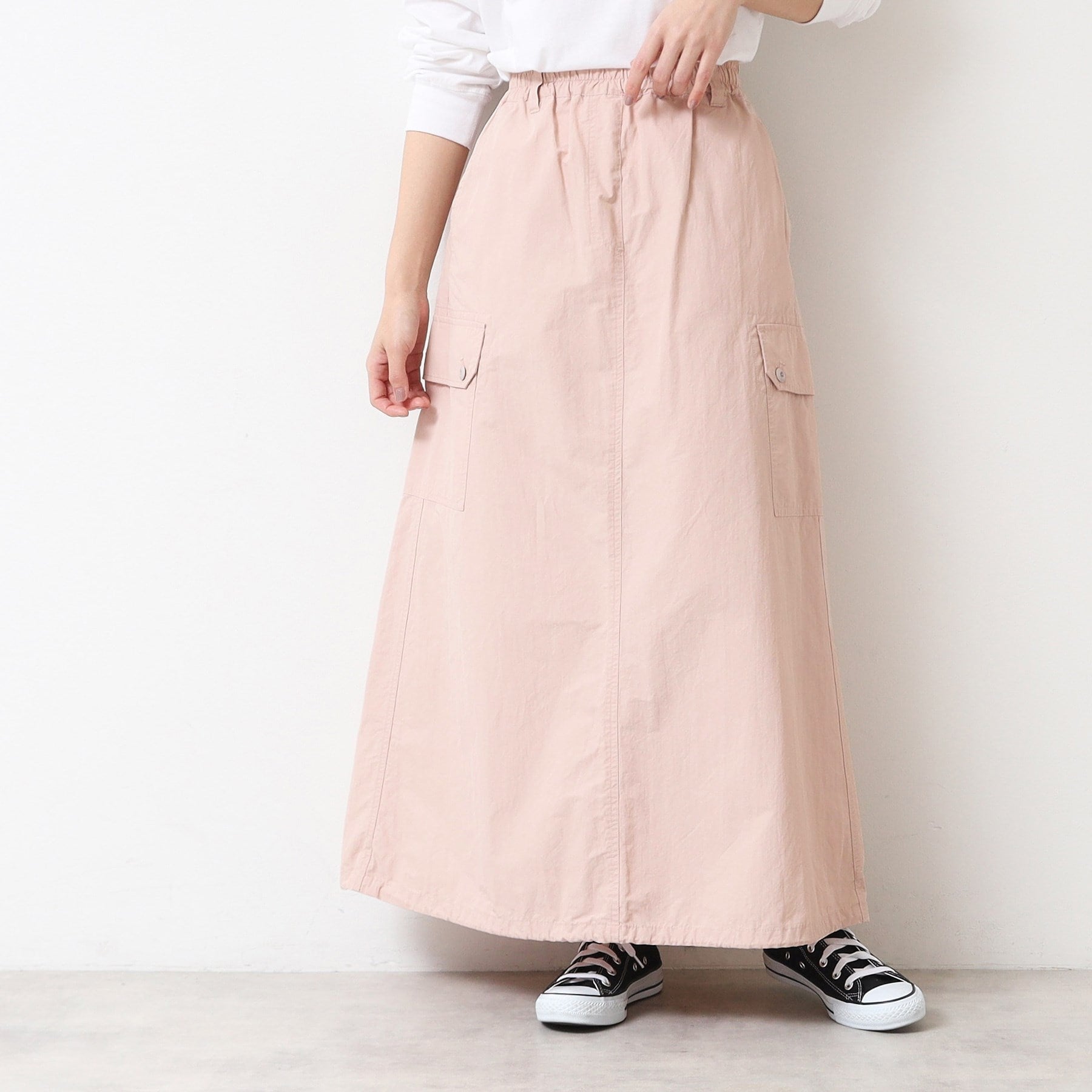 デッサン Dessin スピンドル付ワークスカート