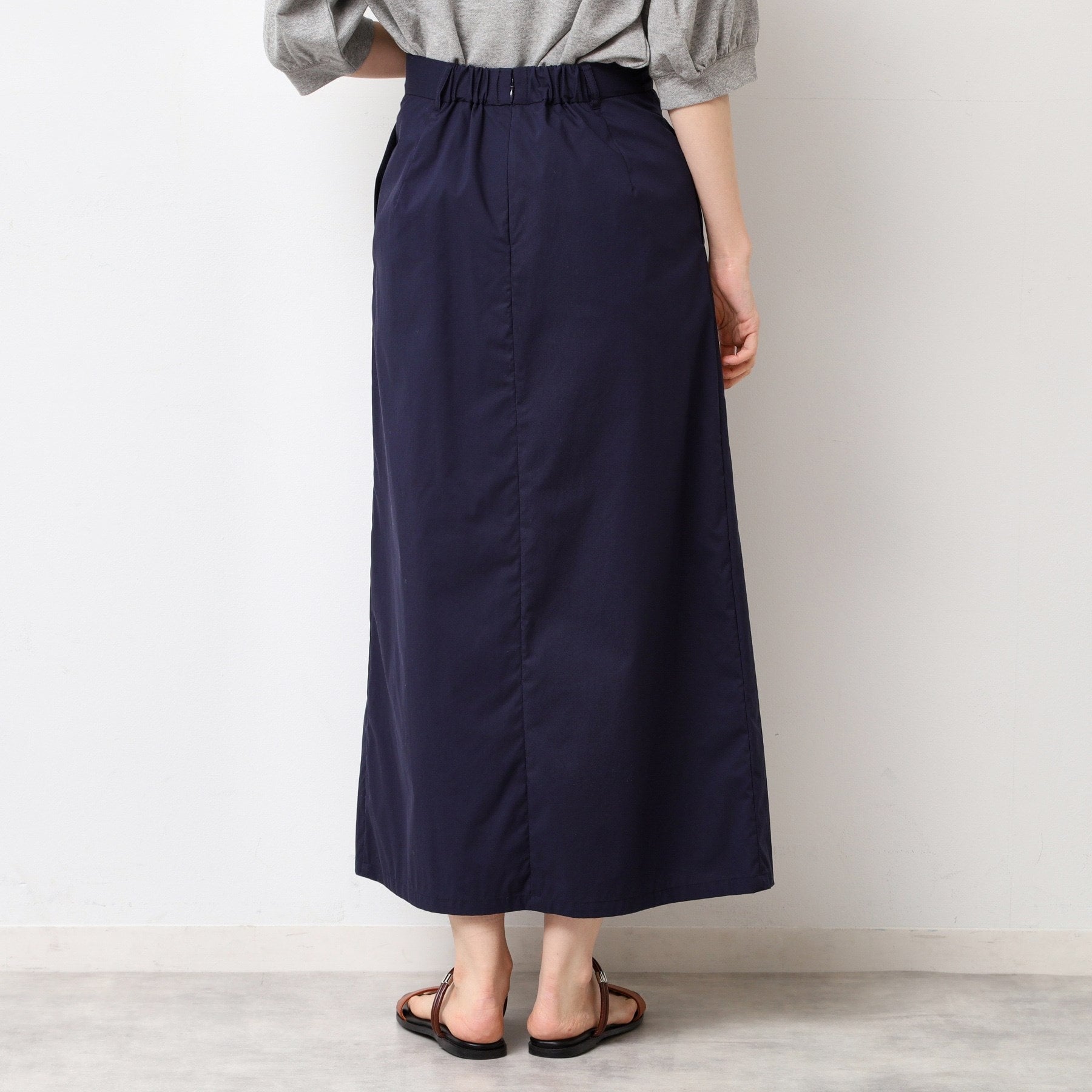 デッサン Dessin サイドタックロングスカート（S～L） （ネイビー(094)） ネイビー(094)