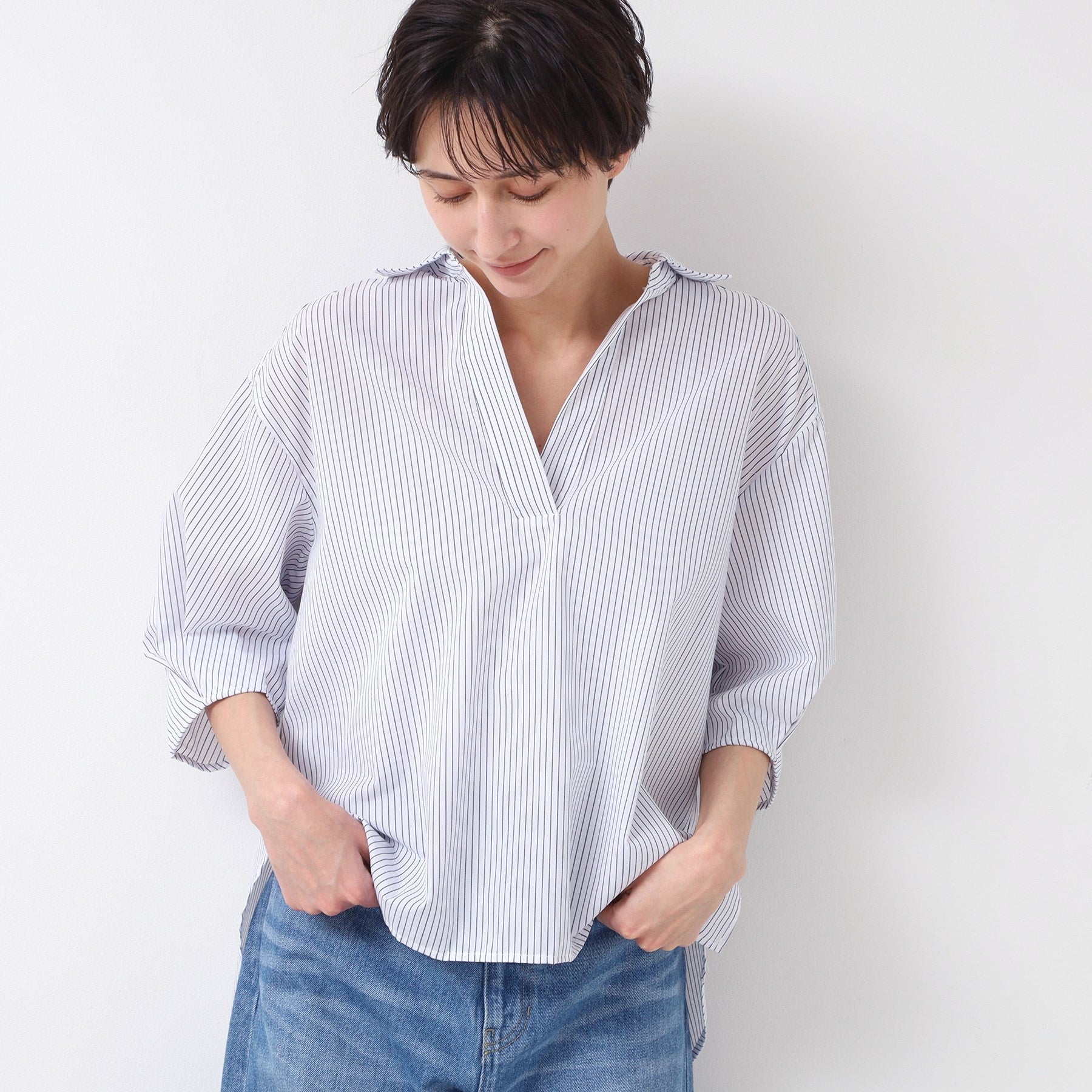 デッサン Dessin シャツカラースキッパー（XS～L） （ブラック(219)） ブラック(219)