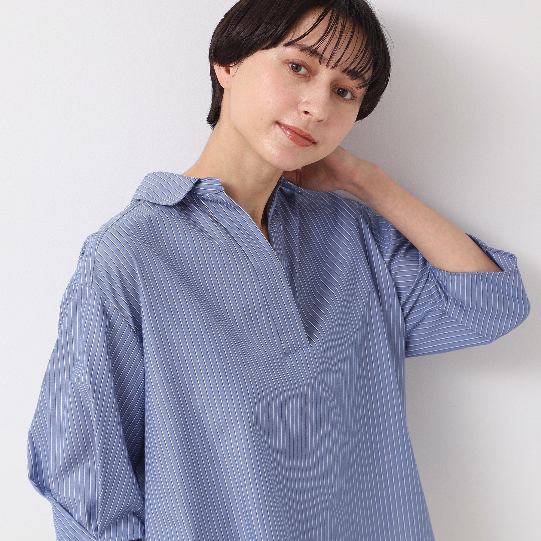 デッサン Dessin シャツカラースキッパー（XS～L） （ブラック(219)） ブラック(219)