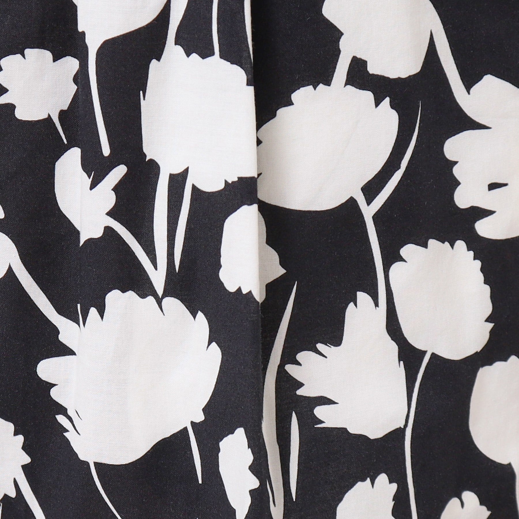 デッサン Dessin 【ウエストゴム・洗える】フラワープリントパンツ （グリーン(122)） グリーン(122)