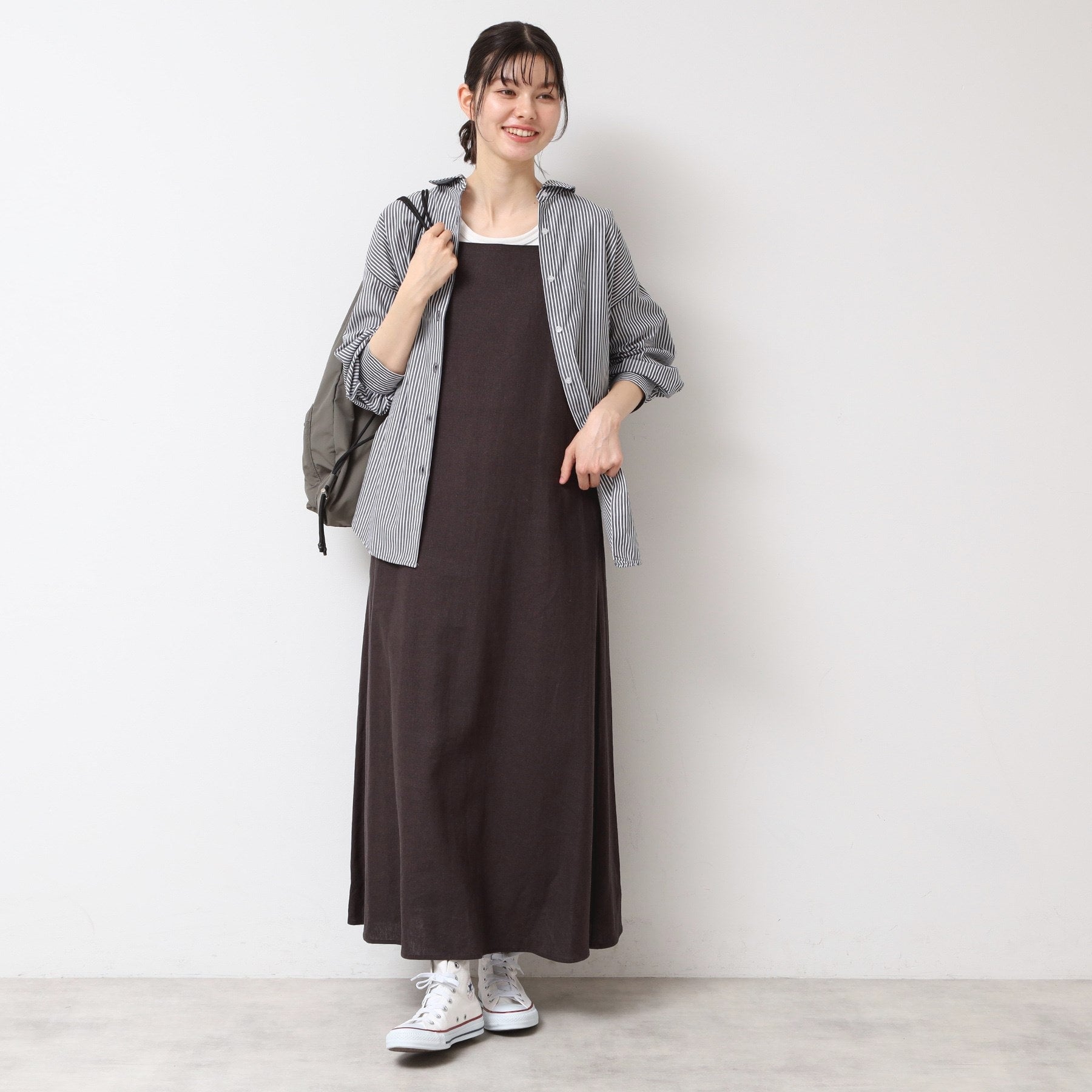 デッサン Dessin シャツカラーブラウス （ネイビー(395)） ネイビー(395)