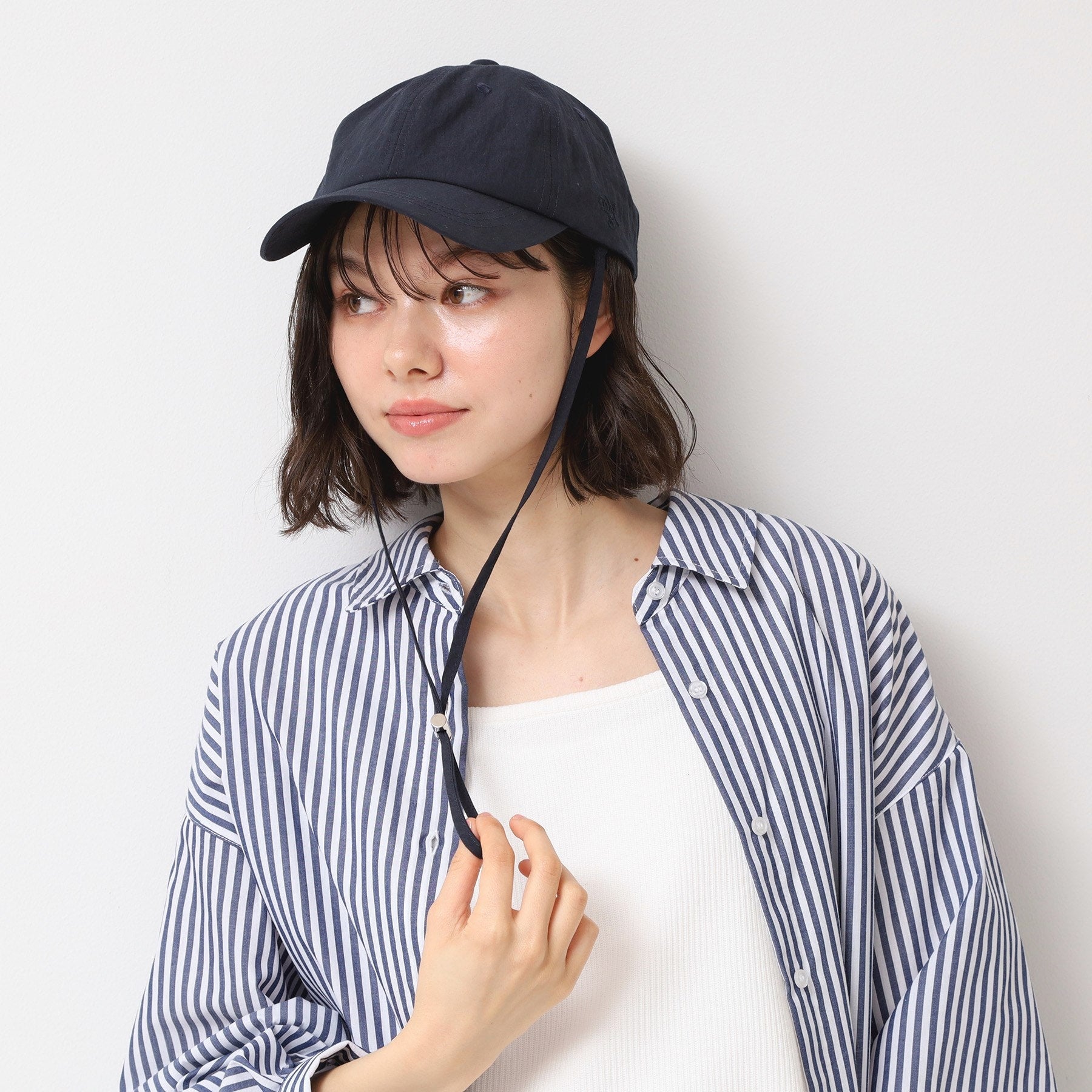 デッサン Dessin 【遮熱・接触冷感・UVカット】2WAY CAP （ネイビー(094)） ネイビー(094)