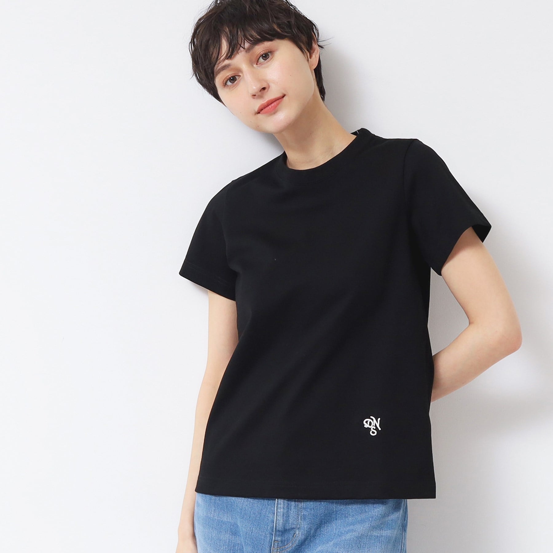 デッサン Dessin 【日本製】シンプルクルーネックTシャツ（S～L） （ホワイト(001)） ホワイト(001)