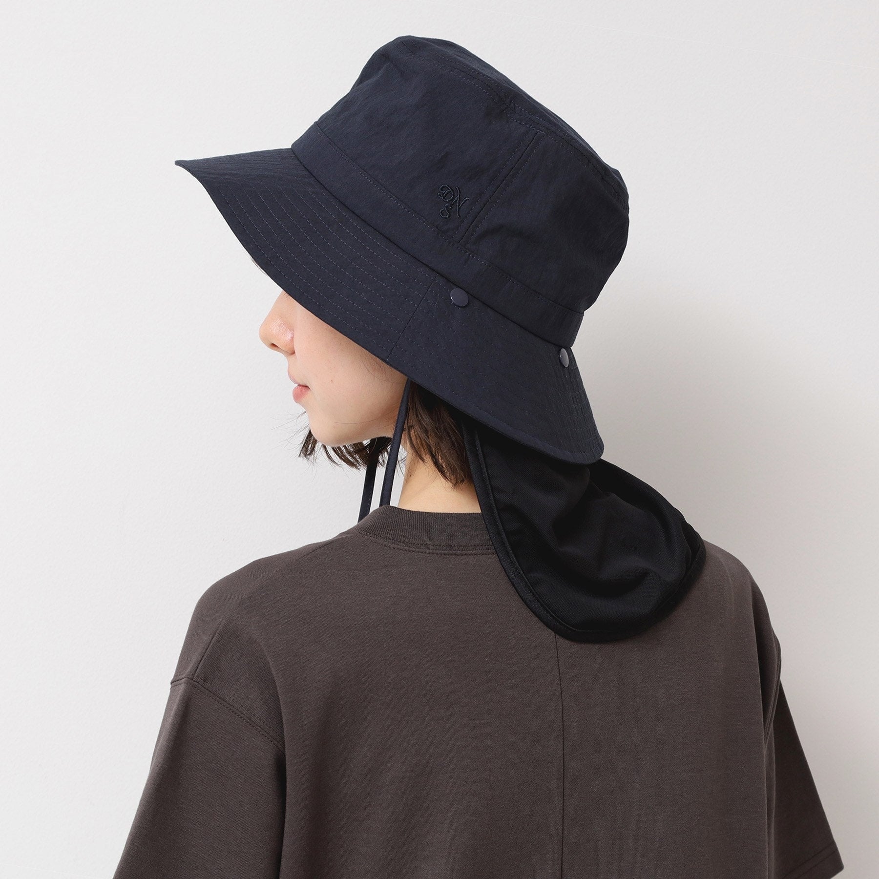 デッサン Dessin 【遮熱・接触冷感・UVカット】 サンシェード付HAT （チャコールグレー(013)） チャコールグレー(013)