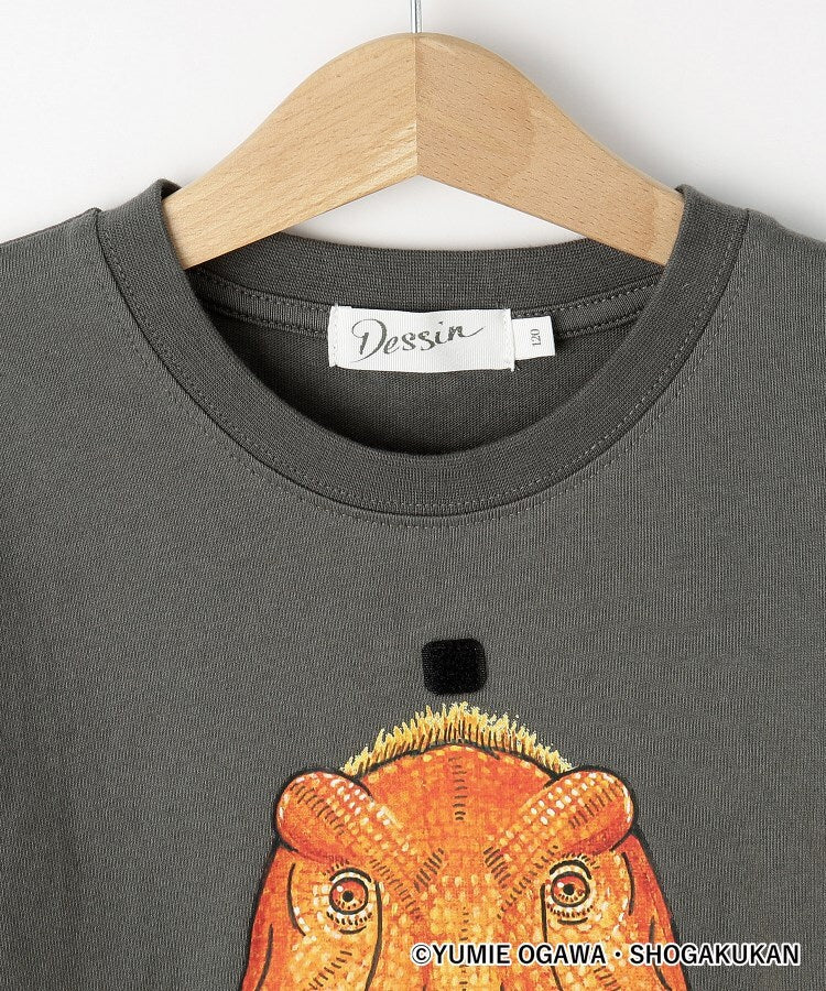 デッサン Dessin 【小学館】コラボ 恐竜変身Tシャツ （チャコールグレー(414)） チャコールグレー(414)