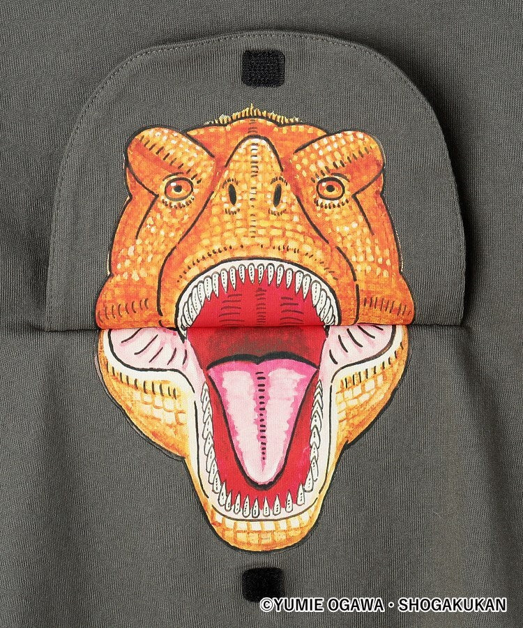 デッサン Dessin 【小学館】コラボ 恐竜変身Tシャツ （チャコールグレー(414)） チャコールグレー(414)