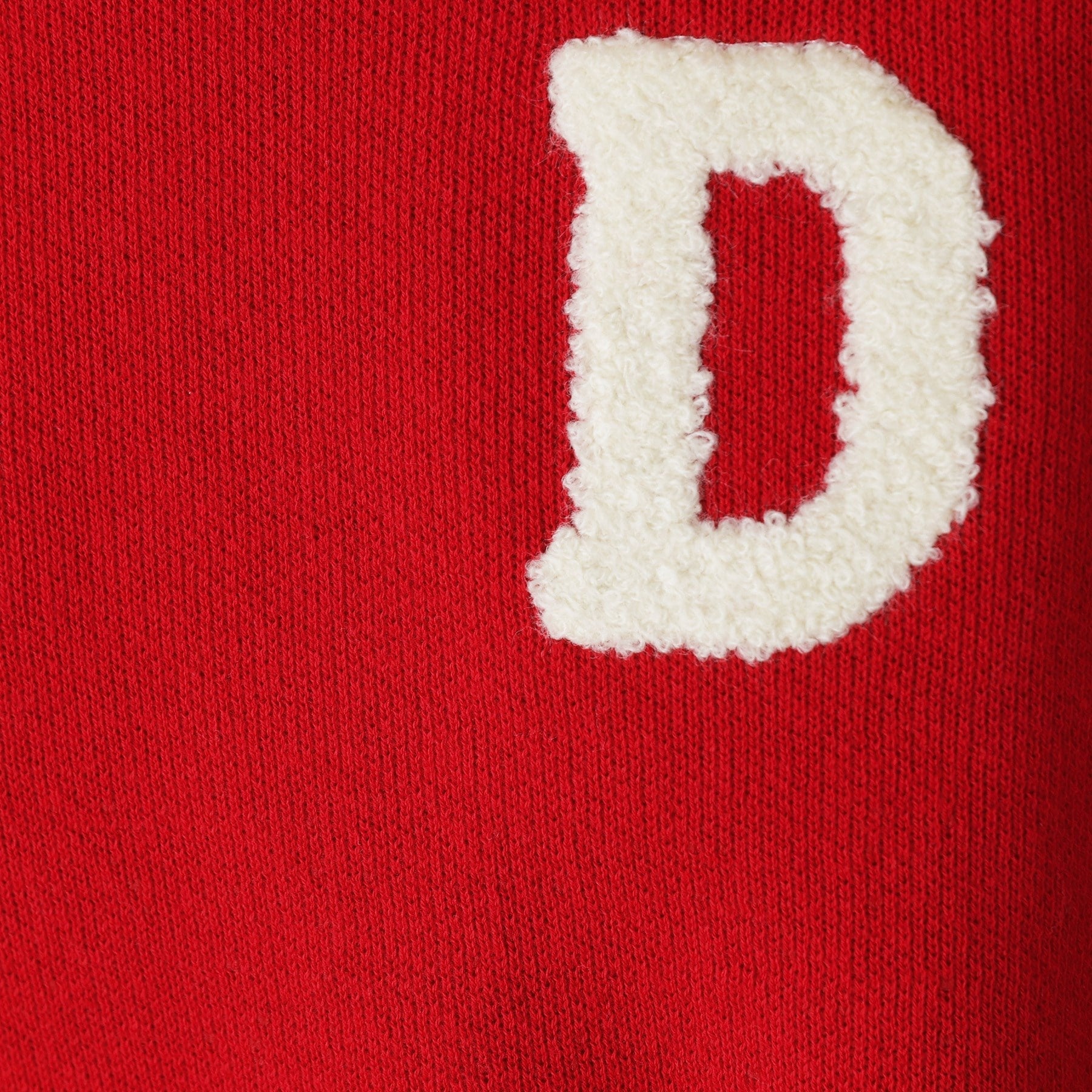 デッサン Dessin さがら刺繍クルーネックニット （オフホワイト(003)） オフホワイト(003)