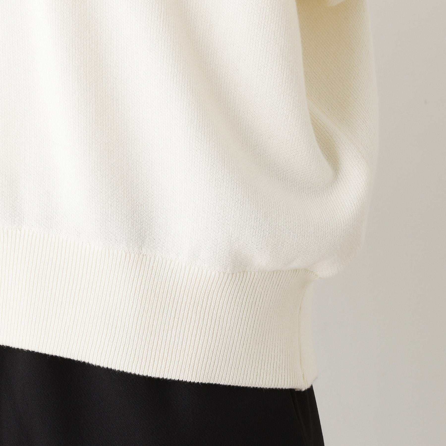 デッサン Dessin さがら刺繍クルーネックニット （オフホワイト(003)） オフホワイト(003)