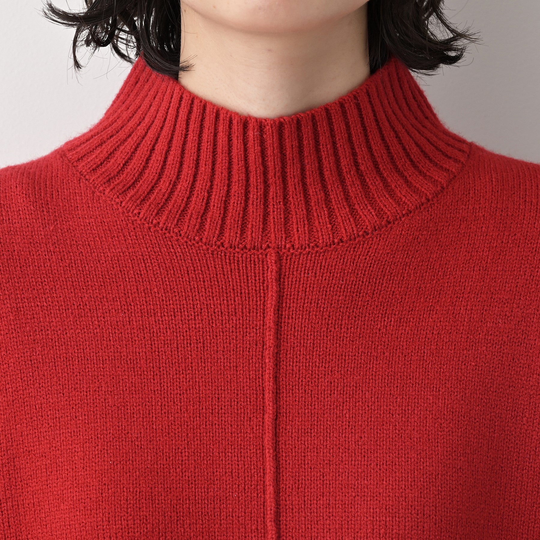 デッサン Dessin ハイネックニット （レッド(063)） レッド(063)