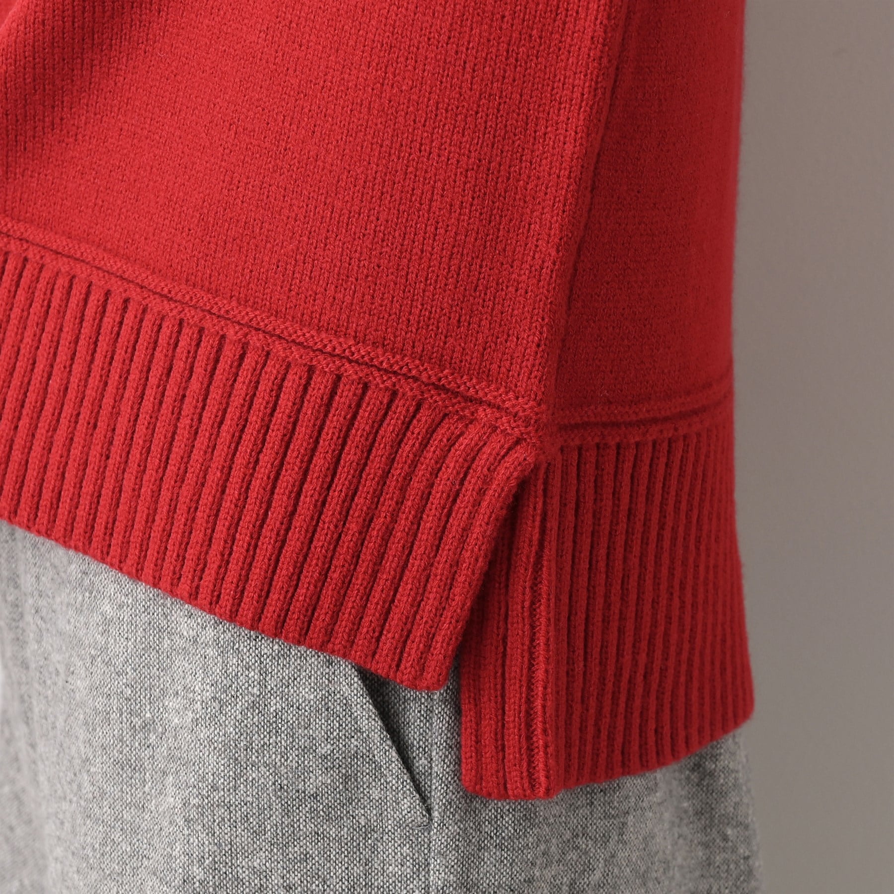 デッサン Dessin ハイネックニット （レッド(063)） レッド(063)