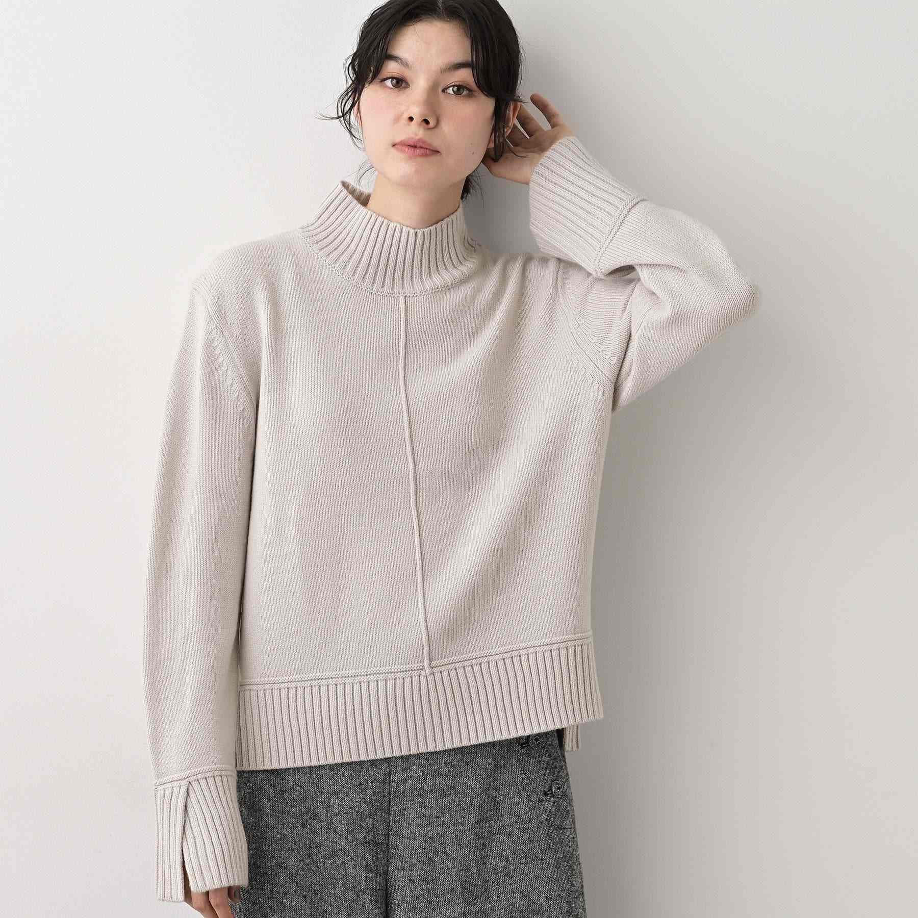 デッサン Dessin ハイネックニット （レッド(063)） レッド(063)