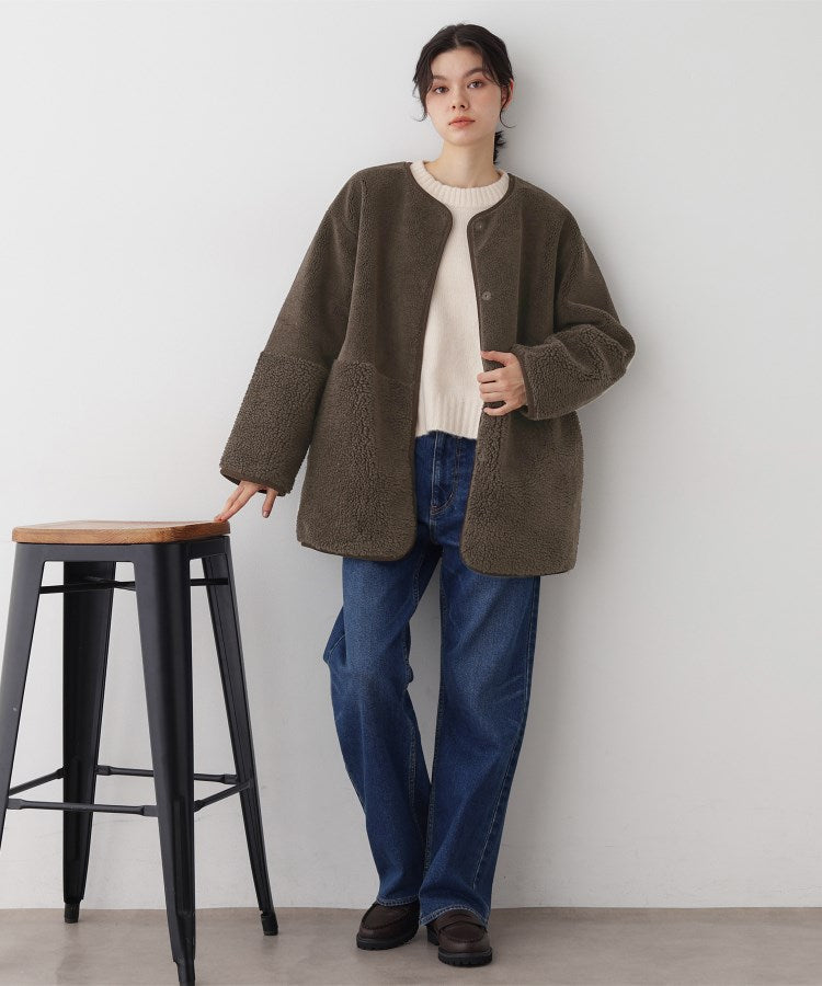 デッサン Dessin フェイクムートンコート （ブラウン(044)） ブラウン(044)