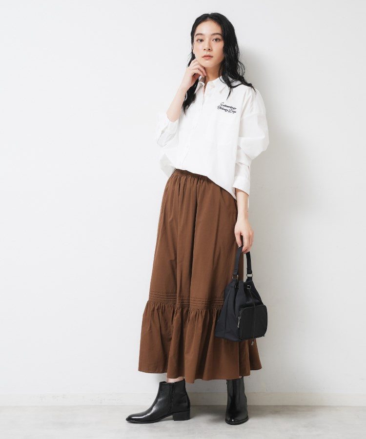 デッサン Dessin 刺繍シャツ （サックスブルー(090)） サックスブルー(090)