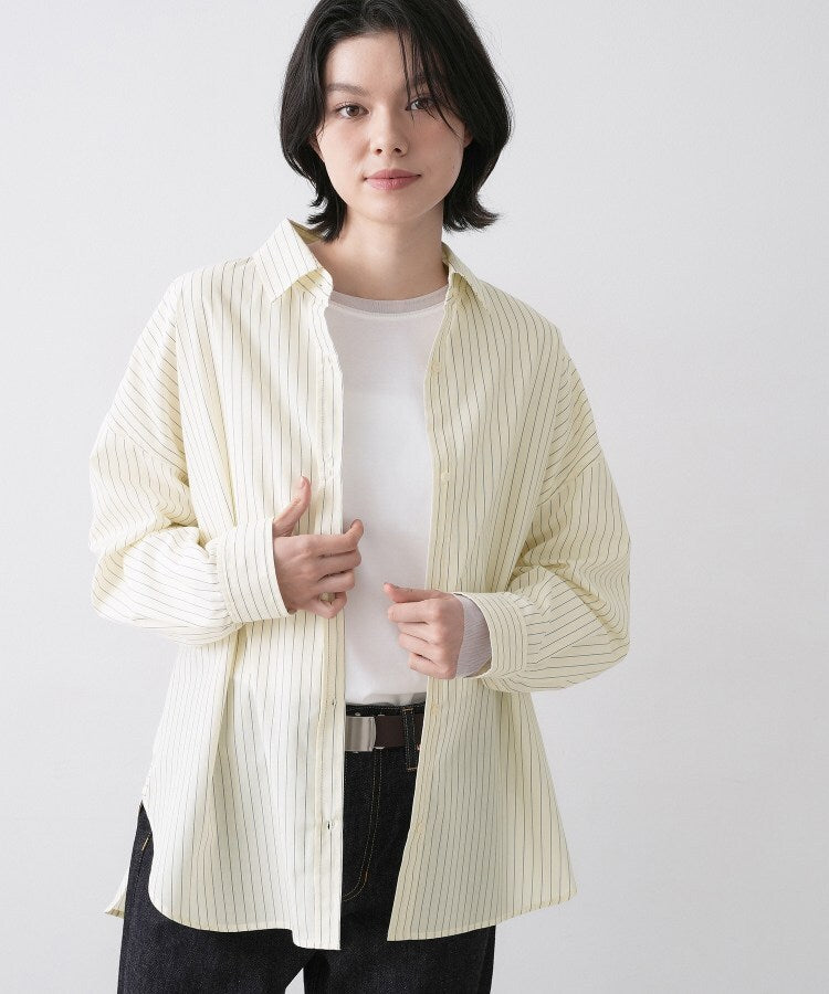 デッサン Dessin ブロードシャツ （グレージュ(350)） グレージュ(350)