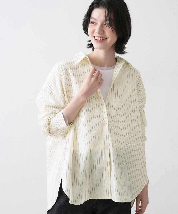 デッサン Dessin ブロードシャツ （グレージュ(350)） グレージュ(350)