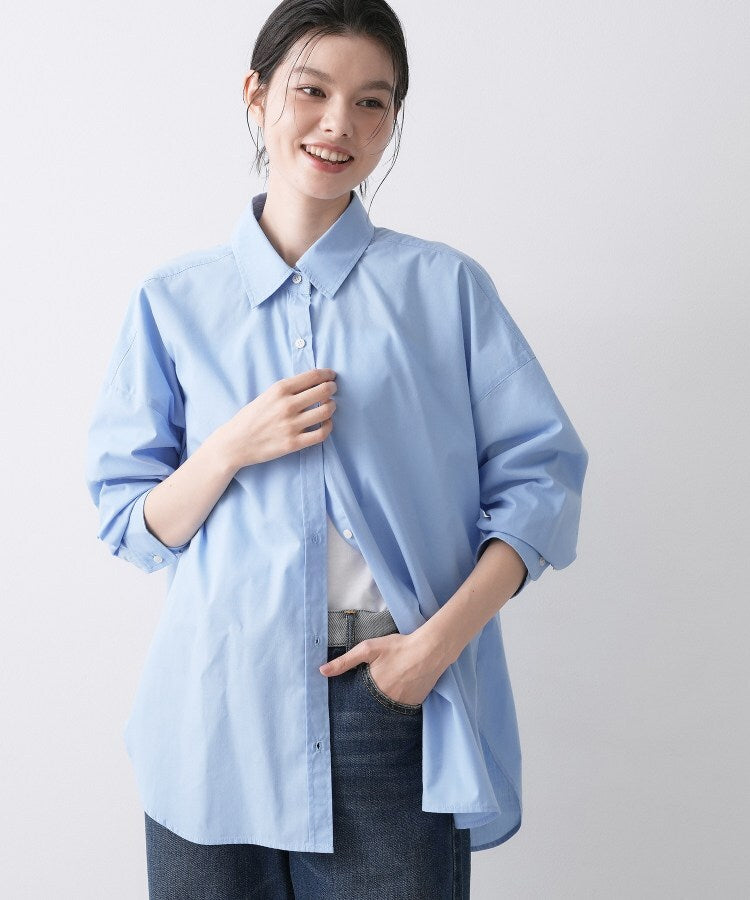 デッサン Dessin ブロードシャツ （グレージュ(350)） グレージュ(350)