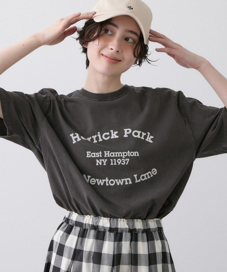 デッサン Dessin 【ユニセックス】ピグメントロゴTシャツ （ブルー(091)） ブルー(091)