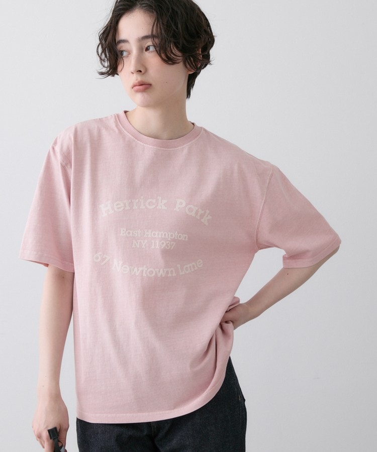 デッサン Dessin 【ユニセックス】ピグメントロゴTシャツ （ブルー(091)） ブルー(091)
