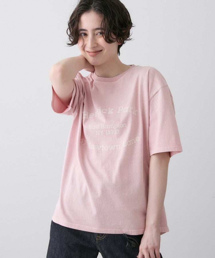 デッサン Dessin 【ユニセックス】ピグメントロゴTシャツ （ブルー(091)） ブルー(091)