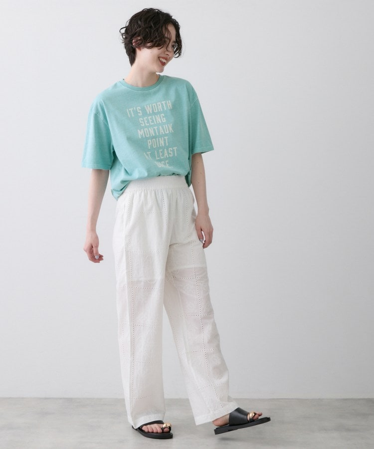 デッサン Dessin 【ユニセックス】ピグメントロゴTシャツ （ブルー(091)） ブルー(091)