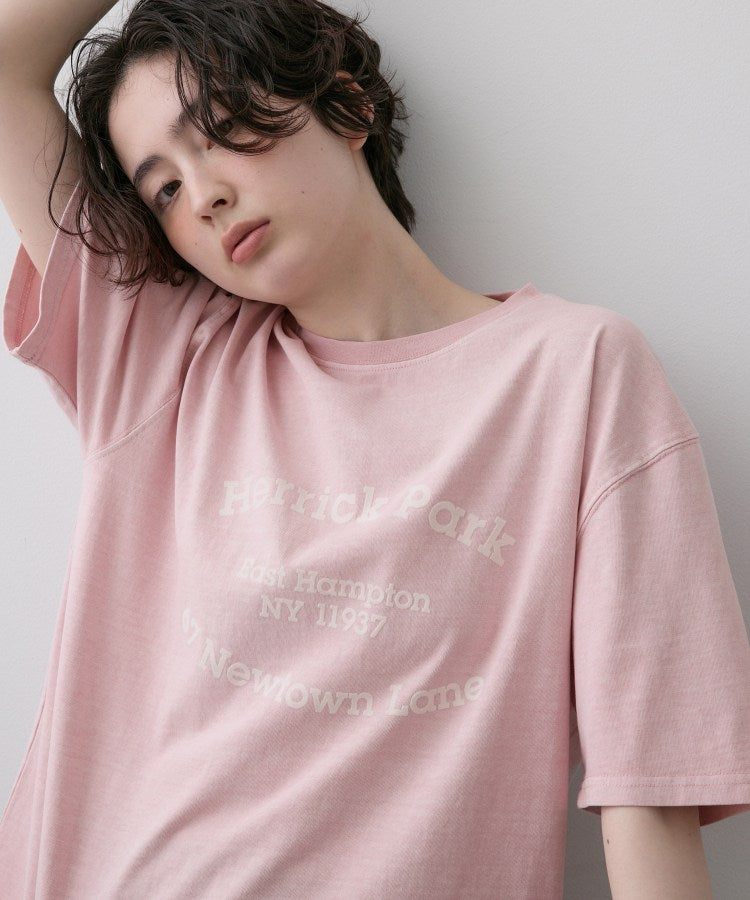 デッサン Dessin 【ユニセックス】ピグメントロゴTシャツ （ピンク(071)） ピンク(071)