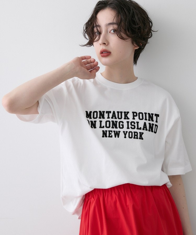 デッサン Dessin オーガニックロゴTシャツ （ホワイト(601)） ホワイト(601)