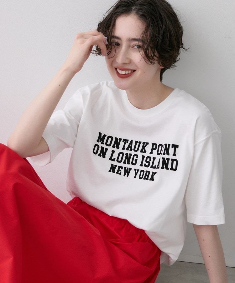デッサン Dessin オーガニックロゴTシャツ （ホワイト(001)） ホワイト(001)