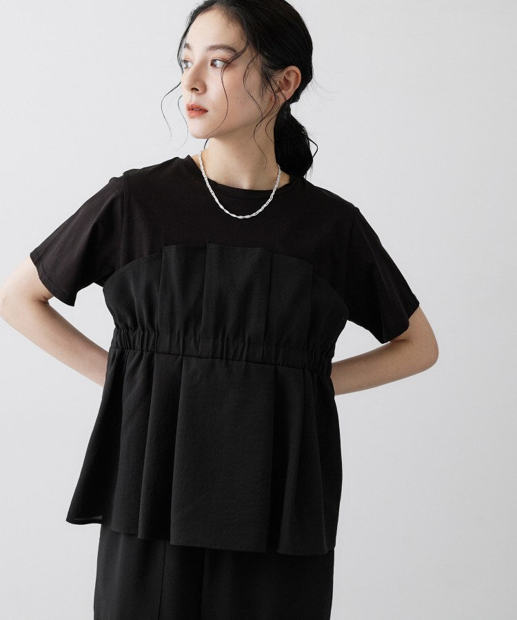 デッサン Dessin 【セットアップ可】ビスチェドッキングTシャツ （トープ(554)） トープ(554)