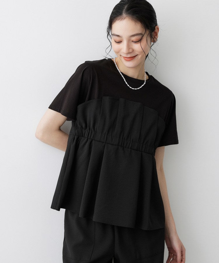 デッサン Dessin 【セットアップ可】ビスチェドッキングTシャツ （トープ(554)） トープ(554)