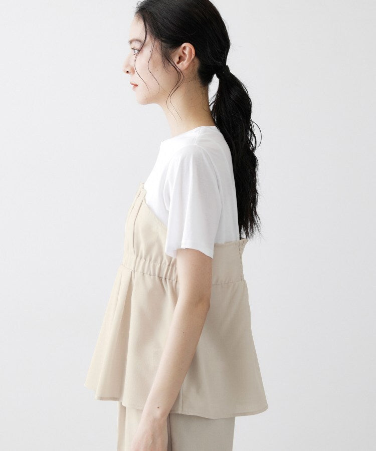 デッサン Dessin 【セットアップ可】ビスチェドッキングTシャツ （トープ(554)） トープ(554)